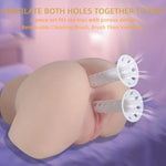 2Pcs Sex Doll Care Kit Male Masturbation Cleaning Brush, Includes Brush Head And Perforated Ventilation Rod, Reusable Adult Multi-Purpose Pocket Pussy Vagina Rear Celebrity Sex Toy Cleaner