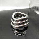 Curved Cock Ring Male Penis Exerciser Couple Sex Toys Penile Ring For Enhance Male Long-Lasting Erection Ability