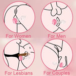 3-Piece Rose And Droplet Shaped Glass Anal Plug Set, Crystal Butt Plugs, Anal Stimulation Trainer, Anus Expander Training Sex Toys Anal Masturbation Plug For Adult Men Women Gay And Couples