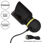 Boundless Flickering Stroker - Rechargeable Vibrating Adult Male Pleasure Toy - Black