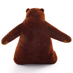 Djungelskog Bear Giant Simulation Bear Toy Stuffed Animal Plush Doll Huge Cuddly Brown Teddy Bear For Home Decoration Valentine'S Birthday Gift, 23.6 In/60 Cm