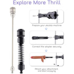 Sex Machine Adapters, Extension Rod And Spring Attachments For Ukulele Sex Machine With Ezfunlok Connector