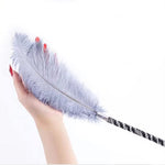 Sexy Feather Stick Tickling Erotic Torture Tool Sexy BDSM Tease Teather Stick Sex Whip Sex Toy in Bed for Couples