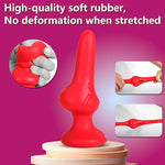 Male Masturbator Adult Silicone Anal Plug Dildo Sleeve, Penis Extender Enlarger, G-Spot Stimulator, Functional Anal Device Prostate Massage Dilation Hollow Tunnel For Gay Men Couple Sex Toys