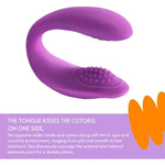 - C & G Spot, Clitoral Sucking Vibrator - Dual Stimulation Suction Vibrator Adult Sex Toys For Women And Couple - Remote Control Female Vibrating Stimulator - Lavender Purple