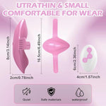Wearable Panty Butterfly Vibrators Sex Toys, Adult Toys Remote Control 10 Mode Vibration Mini Egg Bullet For G Spot Clitoral Dildo Vagina Stimulator Sex Games For Couple & Women (Pink)