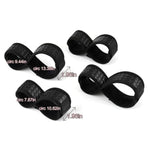 Bdsm Bondage Restraints Set - Adjustable Handcuffs, Ankle & Calf Cuffs With Vegan Leather | Sex Toys For Couples, Men, Women | Sm Game Play, Role Play, Beginner Bdsm Kit (Black Bondage Kit)