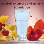 Di Amantes Blue Femme Clitoral Stimulant Gel – Vanilla Sugar Aphrodisiac Gel For Enhanced Sensitivity –Cooling & Tingling Effect – With Ginkgo Biloba & Jambu