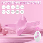 Wearable Panty Butterfly Vibrators Sex Toys, Adult Toys Remote Control 10 Mode Vibration Mini Egg Bullet For G Spot Clitoral Dildo Vagina Stimulator Sex Games For Couple & Women (Pink)