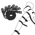 Bondageset Bed Ties Sex Toys For Couples Extreme-Bed Ties 7 Piece Sm Bondage Set Strap Body Bdsm Bondageset Sm Sex Toys For Beginners And Couples Extreme Tie Set