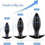 Silicone Anal Plugs,4.72 Inch Butt Plugs Sex Toys For Women,Beginners,Black