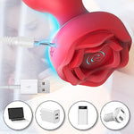 Vibrating Anal Plug Small Butt Plug With 10 Vibration Modes Silicone G-Spot Massage Vaginal Stimulation For Women Men Couple Vibrator Adult Sex Toys (Red)
