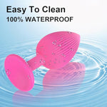 3Pcs Silicone Anal Plug Set -Beginne!To Advanced Butt Plug Training Kit Forwomen, Men & Couples With Suctioncup Base, Prostate Stimulation (Pink)