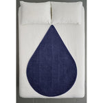 Waterproof Play Mat – Reusable, Quiet & Discreet Blanket For Adults – Washable Leakproof Surface Protector In Navy Blue, 57 Inch X 40 Inch