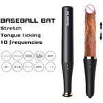 Thrusting Dildo Vibrator For Women – Realistic Penis Shape, Clit Licking Tongue Vibrator, Wand Massager With 10 Vibration Modes, Heating, Usb Rechargeable, Adult Sex Toy For Intense Female Pleasure