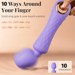 Clitoral Vibrator Wand with App Control, 10 Modes for Women&Couples