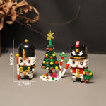 Christmas Nutcracker Building Sets Compatible With Lego For Adults,With Christmas Tree, Wreath, Cane,Christmas Decoration For Home,Xmas Ornament Building Toy Gifts 468 Pcs