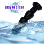 9.45''X2.24'' Anal Plug Butt Plug Sex Toy With Suction Cup Hands-Free Play 3 Balls Dildo