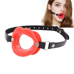 Sexy Open Mounth Gag, Silicone Lips Ball Gag For Bed Sex Play, O Ring Bdsm Gag Sex Bondage Gags & Muzzles, Mouth Sex Toy Gag Sex Accessories For Adults Couples Oral, Red