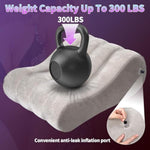 Sex Pillow With Sex Leather Bondage Strap,Sex Cushion Wedge,Adjustable Sling Restraints,Sex Furniture For Bedroom Sofa,Velvety Anti-Leak Valve Cushion,Couple Adult Sex Toys For Deep Position Support