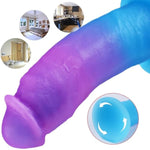 2.9 Inch Wide Realistic Huge Dildo, 13 Inch Thick Giant Silicone Dildo, Gradient-Colored Extra Large Xxl Penis. Fat G-Spot Anal Penis, Strong Suction Cup Adult Sex Toy For Experienced Men & Women