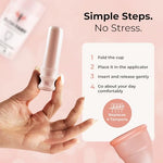 Menstrual Cup with Applicator – Reusable 100% Medical-Grade Silicone Period Cup for Beginners – Leak-Free, Eco-Friendly, BPA & Latex Free, Up to 12-Hour Protection (Regular)
