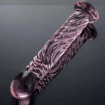 Glass Dildo Fantasy Dildo Adult Sex Toys For Couples, Pink Dildo Glass Buttplug Anal Toy For Prostate Massager Dilators, Realistic Clear Dildo Thin Dildos Women Sex Toy For Men
