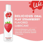 Sexy Strawberry Premium Flavored Edible Lube For Men, Women And Couples | Long-Lasting, Condom Safe, Sugar Free, 3 Fl Oz