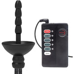 Male Silicone Multi-Bead Urethral Expansion Masturbation Device Electric Shock Urethral Penis Plug Sm Sex Toy