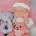 Girl 12 Inch, Full Silicone Baby Doll, Reborn Baby Dolls Silicone Full Body, Sleeping Position Newborn, Not Vinyl