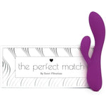 , The Perfect Match | Flexible Rabbit Vibrator, Sex Toy For Women & Couples, G Spot, And Clitoral Stimulator Vibrator (Lavender)