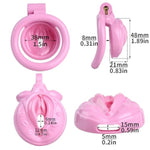 Sissy Chastity Cage Small Male Penis Cage Cock Cage Pink Sex Toy Chastity Devices Chastity Lock Design Bdsm Toys For Couples Sex (Pink)