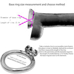 Metal Male Chastity Device Bdsm Cockcage Slave Punish Small 304 Steel Stainless Comfortable Cock Cage Adult Game Sex Toy Chs152?2.17 Inch/ 55Mm?