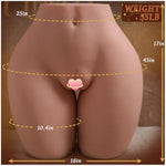 55Lb Bbw Sex Doll Torso Big Ass Masturbator, Life Size Sex Doll Big Booty Sex Toys With Pocket Pussy Ass, Realistic Fat Ass Sex Dolls With Tight Vagina Anal Stroker, Adult Sex Toy Male Masturbation