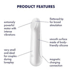 Ultra Power Bullet 3 Vibrator Sex Toy | Adult Toys For Women | Mini Clitoral Vibrator | Vibrating Sexual Pleasure Device | Stimulation Vibrators | Woman Sextoy (White)