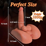 6.2Lb Male Sex Doll With Flexible Dildo, Hands-Free Male Sex Toys For Female Masturbation Realistic Anal Dildo Torso With 7 Inches Dildos And Tight Anal Hole For Gay Women Couple