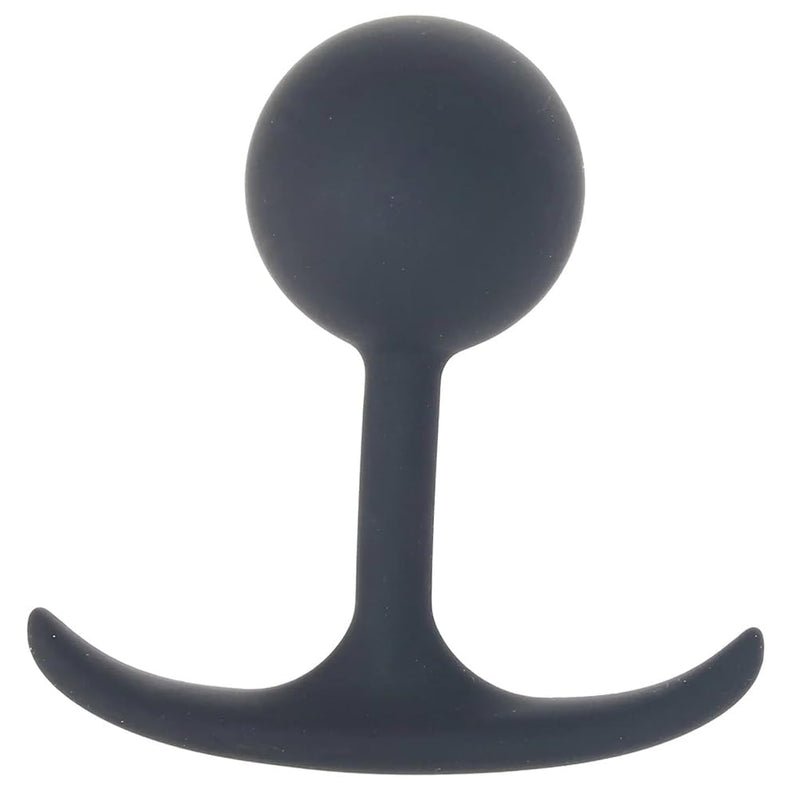 Premium Silicone 4.3" Weighted Anal Plug With Lube 1Oz - Butt Plugs - Anal Sex Toys - Anal Plugs | Weighted Anal Plugs