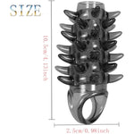 Penis Sleeve Silicone Cock Rings,Penis Rings Penis Sleeve Cock Rings Cock Sleeve Delay Ejaculation Stronger Erection Enhancement Adult Sex Toys Cock Delay Loop Sleeve For Men(Style 1)