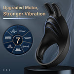 Vibrating Cock Ring Sex Toy Men - Adjustable Penis Ring Male Sex Toys For Men Couples Vibrators Clitoral Stimulator Vibrater Cock Sleeve Adult Sex Toys & Games With 7 Vibrations Penis Vibrator