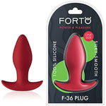 Silicone F-36 Anal Plug Silicone Butt Plugs Classic Shape With A Thicker Body For A Fuller Sensation Great Anal-Sex Prep Extended-Wear Or Add Sensation To Existing Play Beginners To Advanced