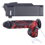 8.3” Squirting Dildo, App Controlled Lubricant Applicator, 6.35” Insertable Length Cumming Sex Toys, Ejaculating Dildo With Kliclok System