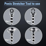520G/18.34Oz Metal Penis Physical Exercise, Metal Penis Trainers Wearable Male Penis Training Device,Penis Stretcher Device Adjustable For Male Sex Toys