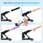 Sex Machine Thrusting Dildo Machine For Women And Men,Automatic Sex Machine With Dildo,3Xlr Connector Love Machine With 7 Attachments Adult Sex Toys Machine Devices