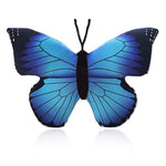 Butterfly Stuffed Animal Plush Blue Kawaii Butterfly Pillow Toy Gift,16×12 Inch