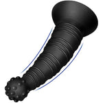 Small Anal Plug Butt Plug Particles Thread Anal Beads Anus Dilator Prostate Massager G-Spot Stimulation With Suction Cup Adult Anal Sex Toys For Men Women Beginners (S)