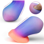 Light Up Anal Plug Glow In The Dark Butt Plug With Powerful Suction Cup For Prostate Stimulation, Beginner Training Kit, Adult Sex Toy For Men Women And Couples (M)