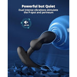 Edge 2 Prostate Massager Adjustable Vibrating Butt Plug, App Remote Control Male Vibrator Anal Dildo Adult Sex Toys & Games For Beginner Advanced Player, Powerful Vibration, Waterproof