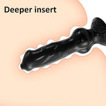 Big Dog Knot Dildo,9.65 inch Thick Wolf Monster G spot Dildos Anal Plugs with Strong Suction Cup for Women, Men Sex Toy