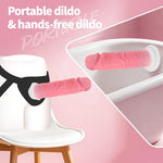 Beginner Dildo Sex Toys for Women,7.5inch Dildos Lifelike Realtic Adult Toy Curved Texture Pink Dildo with Strong Suction Cup,Penis Anal Dildos Sex Toys for Women Men Couple Play Game