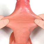 Liquid Silicone Penis Sleeve Cock Sleeve Penis Extender Penis Enlarger Penis Pump Enlargement Realistic Dildo Penis Ring To Enlarge Prolong Male Adult Sex Toys For Women Men And Couples (M)